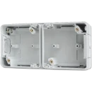 Jung WG 800 Onderkast 2-voudig grijs Horizontaal 822