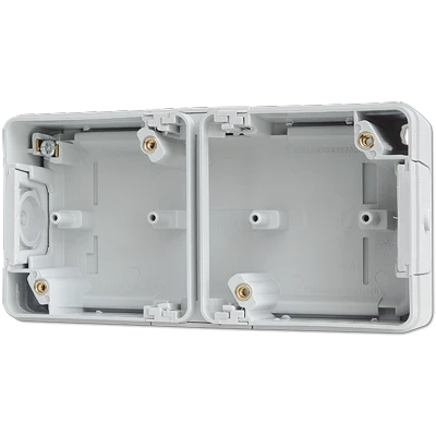 Jung WG 800 Onderkast 2-voudig grijs Horizontaal 822