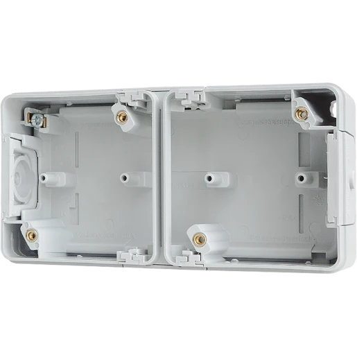 Jung WG 800 Onderkast 2-voudig grijs Horizontaal 822