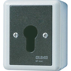 Jung WG 800 Jaloezieschakelaar Sleutel 1P IP44 833.18G