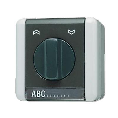 Jung WG 800 Jaloezieschakelaar Draaiknop 1P IP44 834.10W