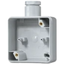 Jung WG 800 Onderkast 1-voudig grijs Horizontaal en verticaal J851