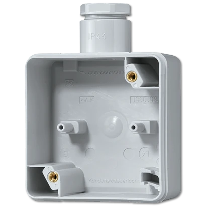 Jung WG 800 Onderkast 1-voudig grijs Horizontaal en verticaal J851