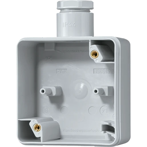 Jung WG 800 Onderkast 1-voudig grijs Horizontaal en verticaal J851