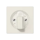 Jung AS range centraalplaat + knop voor timers a(s)500 draaiknop wit RAL 1013 A1541