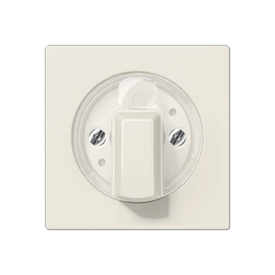 Jung AS range centraalplaat + knop voor timers a(s)500 draaiknop wit RAL 1013 A1541