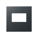 Jung A range afdekking usb-laadcontactdoos a500 centraalplaat antraciet RAL 7016 A1569USBANM