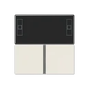 Jung AS range rcd-compact tastafdekking knx wit RAL 1013 A4093TSA