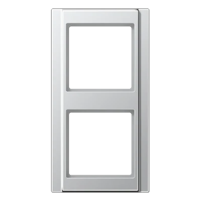 Jung A range afdekraam a500 2-voudig Horizontaal en verticaal Aluminium IP44 A582AL