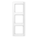 Jung A range afdekraam a500 3-voudig Horizontaal en verticaal Wit RAL 8022 IP44 A583WW