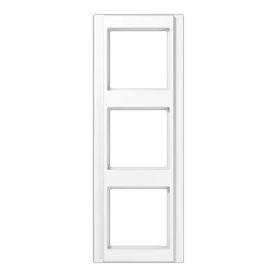 Jung A range afdekraam a500 3-voudig Horizontaal en verticaal Wit RAL 8022 IP44 A583WW