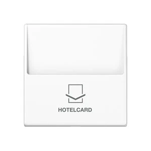 Jung AS/A range centraalplaat a(s)500 hotelkaart wit RAL 9016 A590CARDWW
