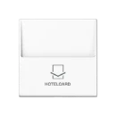 Jung AS/A range centraalplaat a(s)500 hotelkaart wit RAL 9016 A590CARDWW