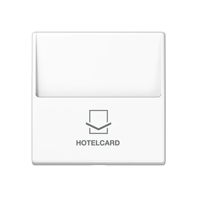 Jung AS/A range centraalplaat a(s)500 hotelkaart wit RAL 9016 A590CARDWW