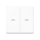 Jung A range Schakelwip A500 tweedelige wip wit RAL 9016 A595PWW