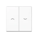 Jung A range Schakelwip A500 tweedelige wip wit RAL 9016 A595PWW