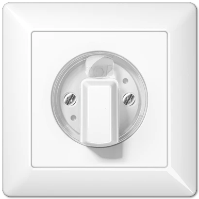 Jung AS range 3-stappenschakelaar a(s)500 wit 1-polig inbouw Schakeling 2 - 1 - 3 10A 230V AS15504.10NWW