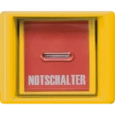 Jung AS range centraalplaat + glas en impulsdrukker a(s)500 enkele wip geel RAL 1023 AS561GLGE