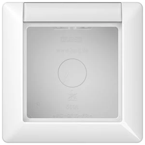 Jung AS range opbouwkap a(s)500 1-voudig wit Horizontaal en verticaal AS581ANAWW