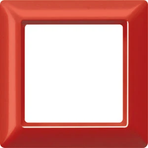 Jung AS range afdekraam as500 1-voudig Horizontaal en verticaal Rood RAL 3003 IP2X AS581GLRT