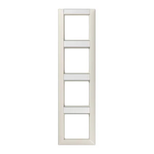 Jung AS range afdekraam as500 4-voudig Verticaal Wit RAL 1013 IP21 AS584NA