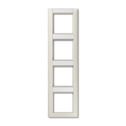 Jung AS range afdekraam as500 4-voudig Verticaal Wit RAL 1013 IP21 AS584NA