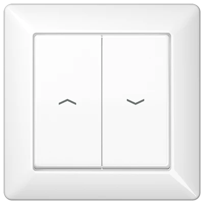 Jung AS range volle afdekplaat + schakelwippen as500 tweedelige wip wit RAL 9016 AS590-5PWW