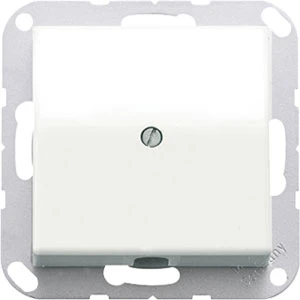 Jung AS range Centraalplaat + kabel-invoerplaat Leidinguitvoer Basiselement met centrale afdekplaat Zonder label wit AS590AWW