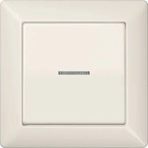 Jung AS range volle afdekplaat + schakelwip controleschakelaar as500 enkele wip wit RAL 1013 AS590KO5