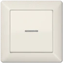 Jung AS range volle afdekplaat + schakelwip controleschakelaar as500 enkele wip wit RAL 1013 AS590KO5