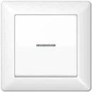 Jung AS range volle afdekplaat + schakelwip controleschakelaar as500 enkele wip wit RAL 9016 AS590KO5WW