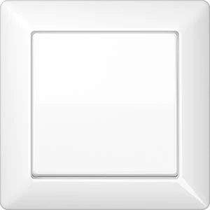 Jung AS range volle afdekplaat + schakelwip 1- 2- en 3-polig as500 enkele wip wit RAL 9016 AS590WW