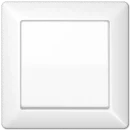 Jung AS range volle afdekplaat + schakelwip 1- 2- en 3-polig as500 enkele wip wit RAL 9016 AS590WW