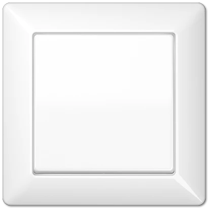 Jung AS range volle afdekplaat + schakelwip 1- 2- en 3-polig as500 enkele wip wit RAL 9016 AS590WW