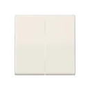 Jung AS range centraalplaat + schakelwip tweedelige wip wit RAL 1013 AS591-5BF
