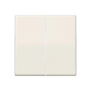 Jung AS range centraalplaat + schakelwip tweedelige wip wit RAL 1013 AS591-5BF