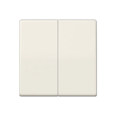 Jung AS range centraalplaat + schakelwip tweedelige wip wit RAL 1013 AS591-5BF