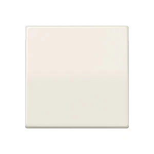 Jung AS range Centraalplaat + schakelwip schroefbaar enkele wip wit RAL 1013 AS591BF