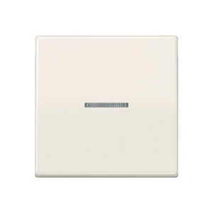 Jung AS range Centraalplaat + schakelwip schroefbaar enkele wip wit RAL 1013 AS591KO5BF