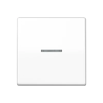 Jung AS range Schakelwip universeel controleschakelaar enkele wip wit RAL 9016 AS591KO5BFSWW