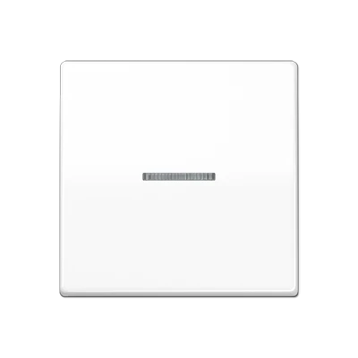 Jung AS range Centraalplaat + schakelwip schroefbaar enkele wip wit RAL 9016 AS591KO5BFWW