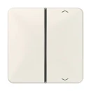 Jung CD range tastermodule afdekking op/neer knx enkele drukker wit RAL 1013 CD401TSAP