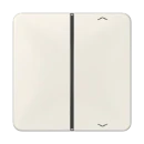 Jung CD range tastermodule afdekking op/neer knx enkele drukker wit RAL 1013 CD401TSAP