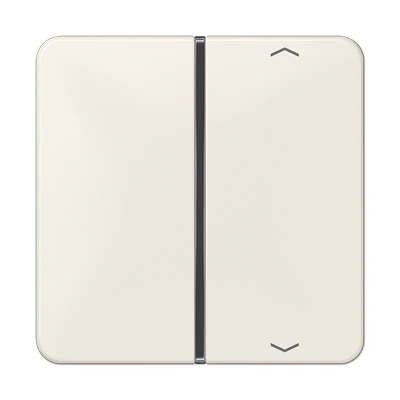 Jung CD range tastermodule afdekking op/neer knx enkele drukker wit RAL 1013 CD401TSAP
