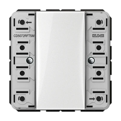 Jung CD range RF tastermodule CD500 KNX 2-kanalen CD5072RFTSM