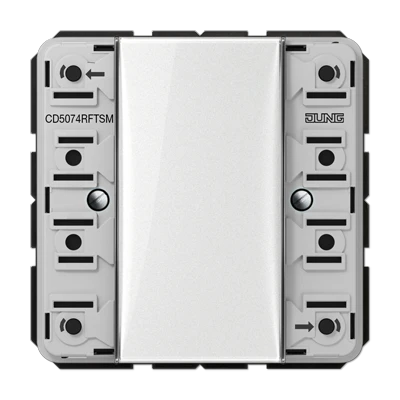 Jung CD range RF tastermodule CD500 KNX 4-kanalen CD5074RFTSM