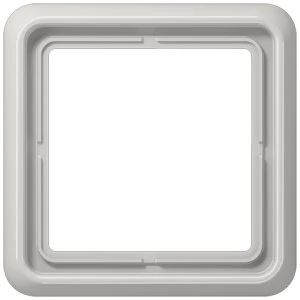 Jung CD range afdekraam cd500 1-voudig Horizontaal en verticaal Grijs RAL 7035 IP21 CD581WULG