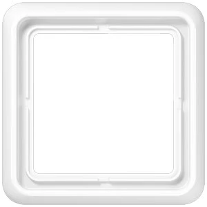 Jung CD range afdekraam cd500 1-voudig Horizontaal en verticaal Wit RAL 9016 IP21 CD581WUWW