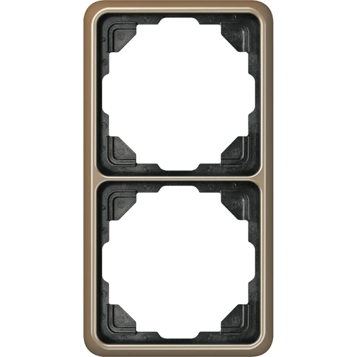 Jung CD range afdekraam cd500 2-voudig Horizontaal en verticaal Brons IP2X CD582GB