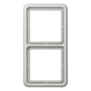 Jung CD range afdekraam cd500 2-voudig Horizontaal en verticaal Grijs RAL 7035 IP21 CD582LG